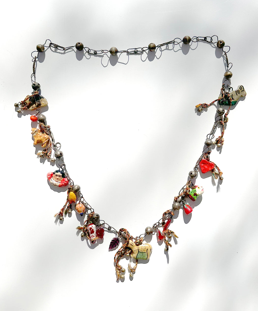 Vintage Mexican Wedding Chain Necklace