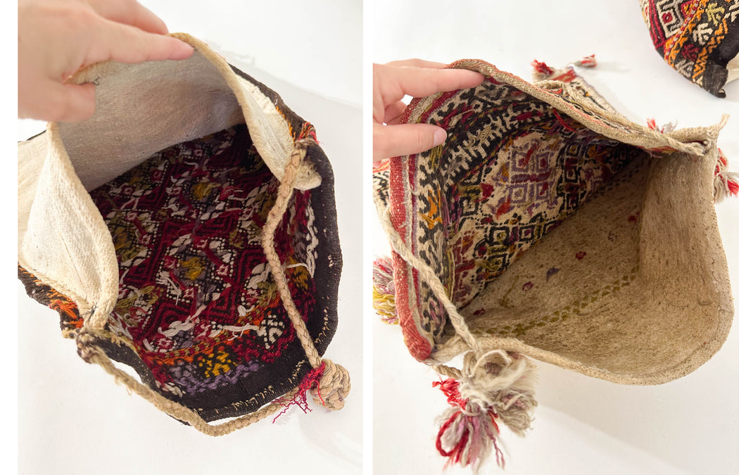 Vintage Turkish Saddle Bag PAIR